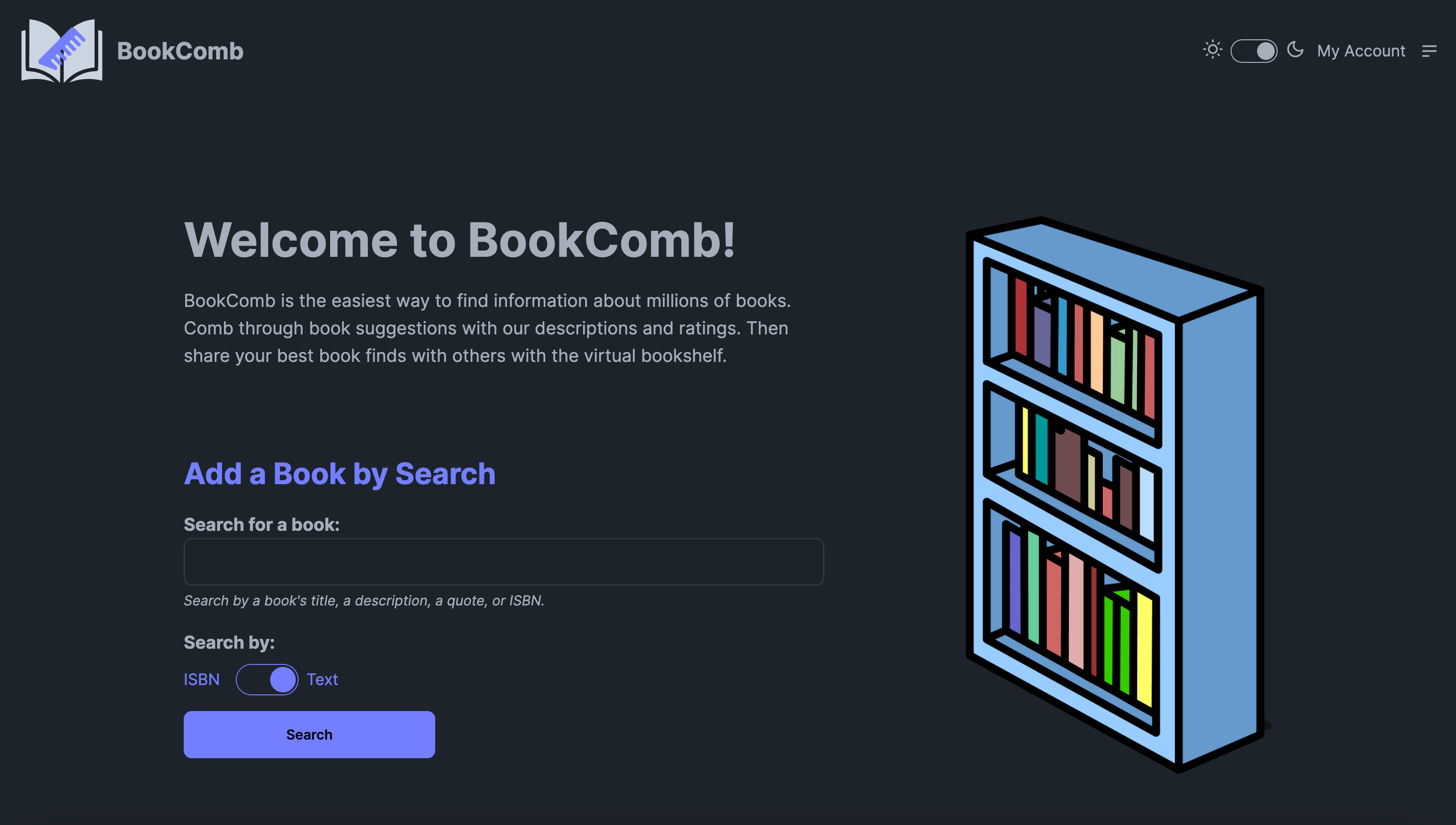 BookComb Website